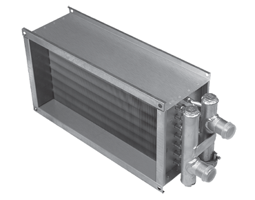 Водяной нагреватель Shuft для прямоугольного канала WHR 600x300-2